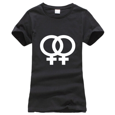 Only4U Personalised Tee Shirts Colourful Gay And Lesbian Symbols Women'S Design O-Neck Short-Sleeve T Shirts